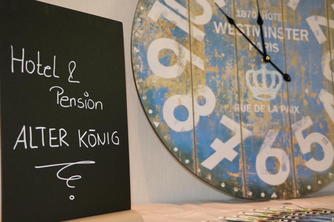 Hotel - Pension & Gaststaette "Alter Koenig" Hettstedt Eksteriør bilde
